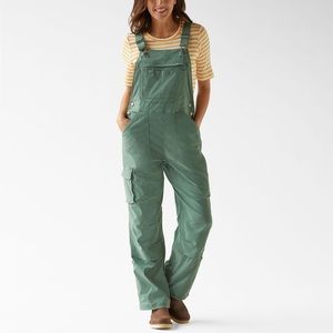 Duluth trading heirloom gardening bib overalls green M 31 new with tags